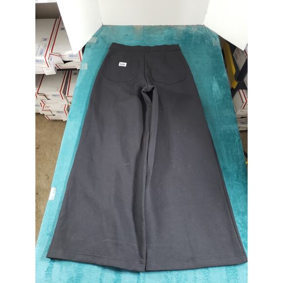 Lee Dress Pants Size 10 Womens Black Stretch Pull On High Rise Wide Leg NWT - Picture 12 of 15
